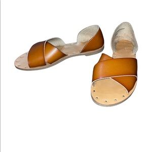 Tan sandals